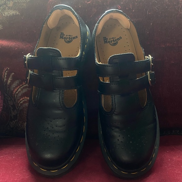 Smooth leather Doc Marten Mary Jane shoes - Picture 2 of 4